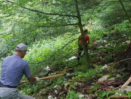 Sanacija črnega odlagališča – Banova jama 021